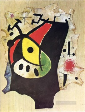 Joan Miro Painting - Woman in the Night Joan Miro